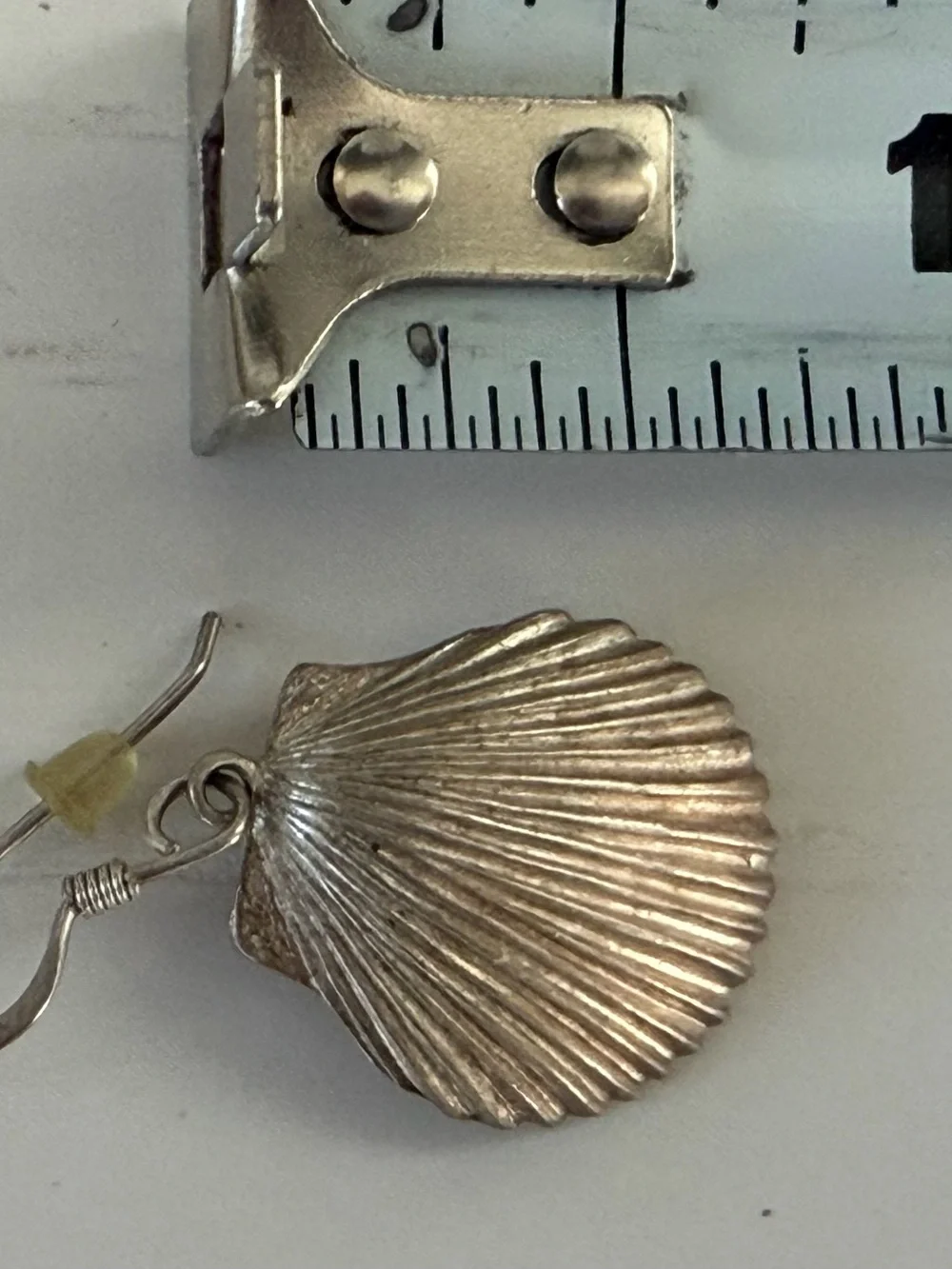 Silver Shell Drop Earrings - Coastal-Inspired Women's Jewelry